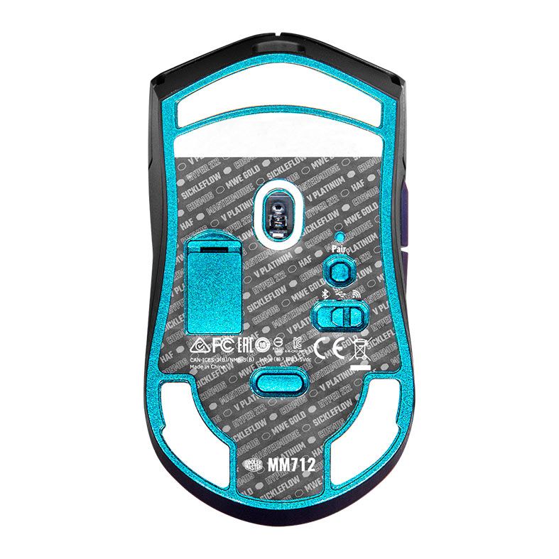 Mouse Gamer Cooler Master MM712 30Th Anniversary Edition, Wireless, RGB, 19000DPI, 6 Botoes, Preto, MM-712-KCOH1