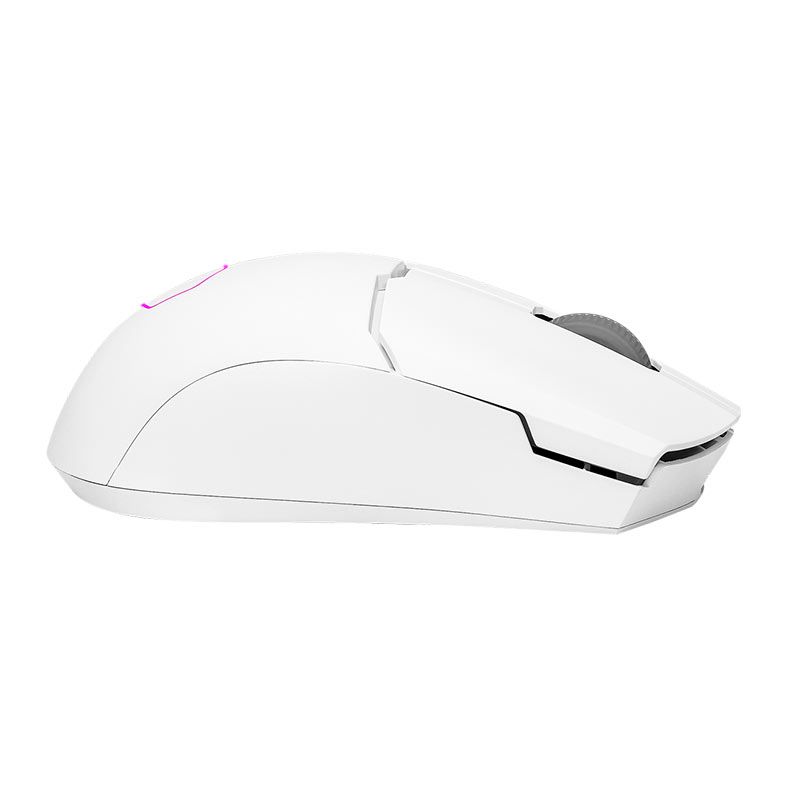 Mouse Gamer Cooler Master MM712, Wireless, RGB, 19000DPI, 6 Botoes, Branco Fosco, MM-712-WWOH1