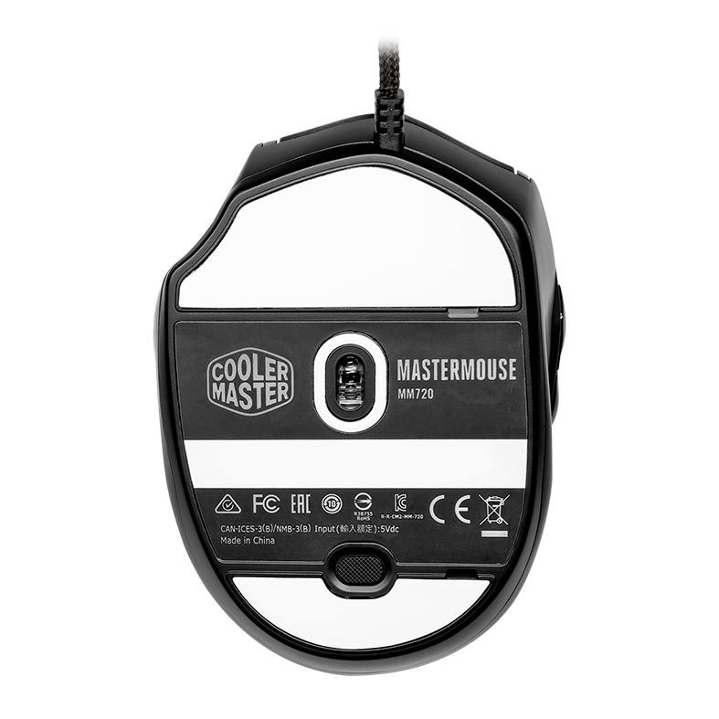 Mouse Gamer Cooler Master MM720 RGB 49g 16000DPI Preto Fosco, MM-720-KKOL1