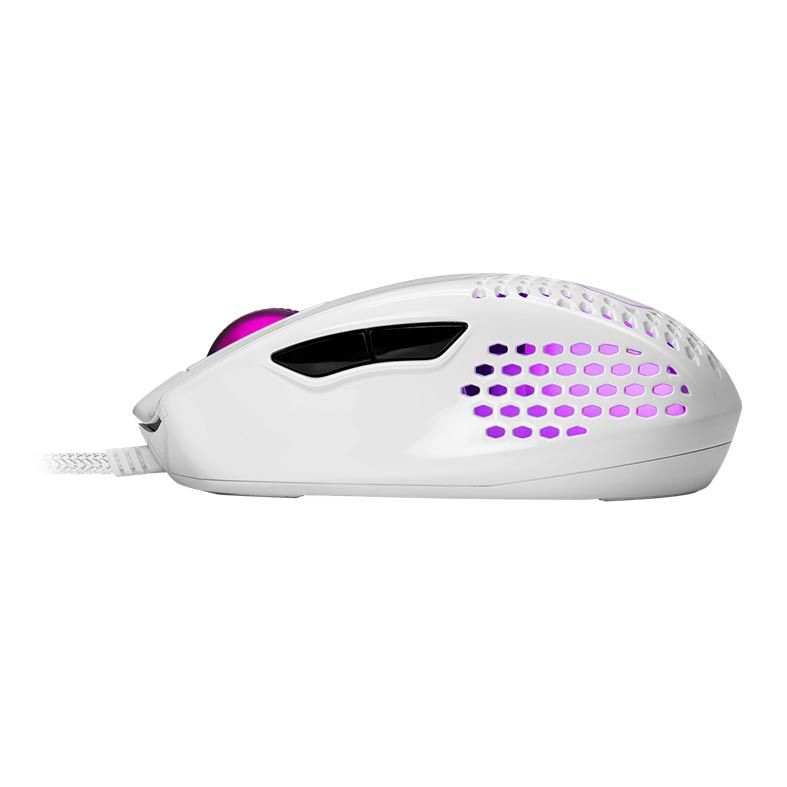 Mouse Gamer Cooler Master MM720 RGB 49g 16000DPI Branco Brilhante, MM-720-WWOL2