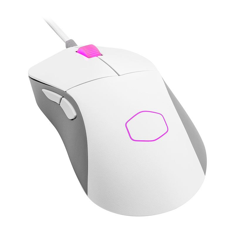 Mouse Gamer Cooler Master MM730, RGB, 16000DPI, 6 Botoes, Branco, MM-730-WWOL1