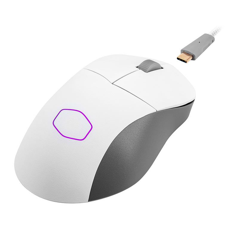 Mouse Gamer Cooler Master MM731, Wireless, RGB, 19000Dpi, 5 Botoes, Branco, MM-731-WWOH1