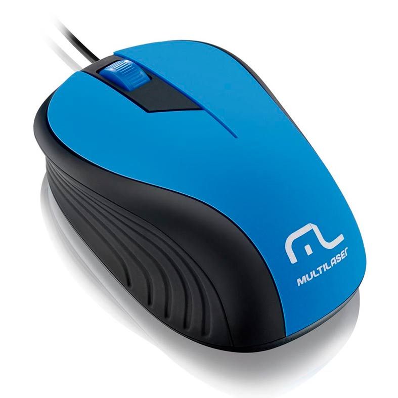 Mouse Multi 1200DPI Azul USB, MO226