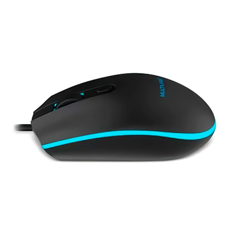 Mouse Gamer Multi MO298, Led 7 Cores, 2400DPI, Preto, MO298