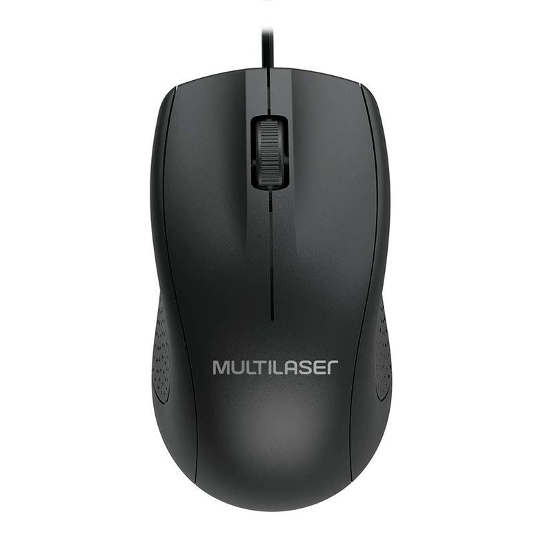 Mouse Multi MO308, 1200DPI, USB, Preto, MO308
