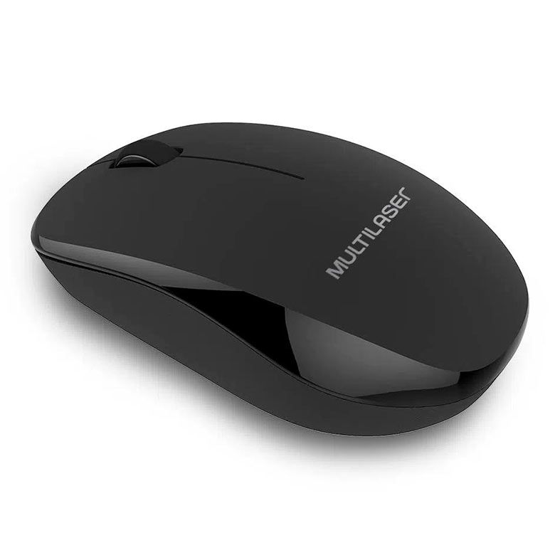 Mouse Sem Fio Multi, 1200DPI, 4 Botoes, Preto, MO309