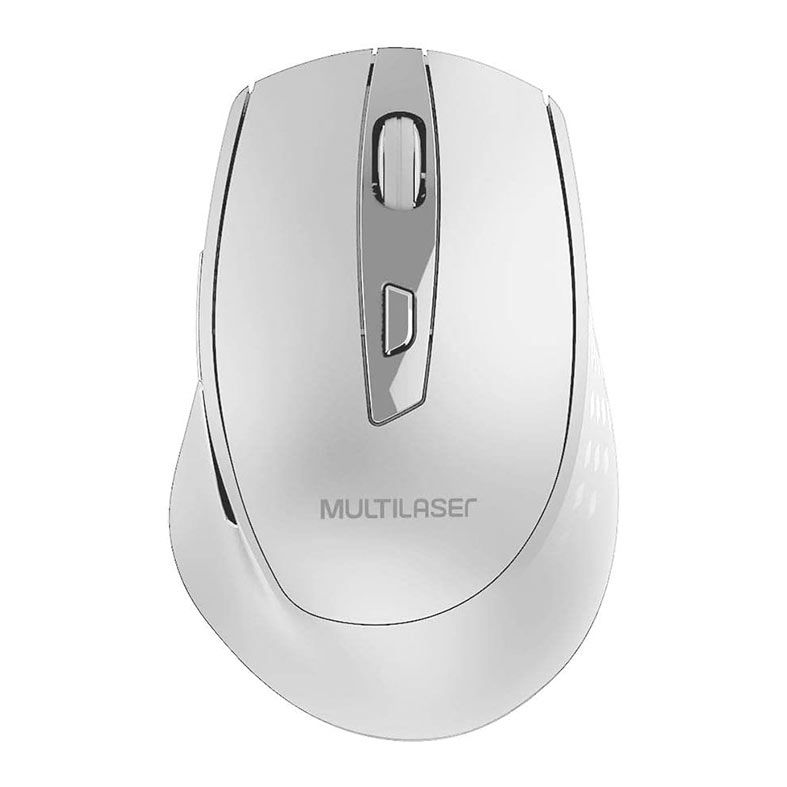 Mouse Sem Fio Pro Multi, 1600DPI, 6 Botoes, Branco, MO317