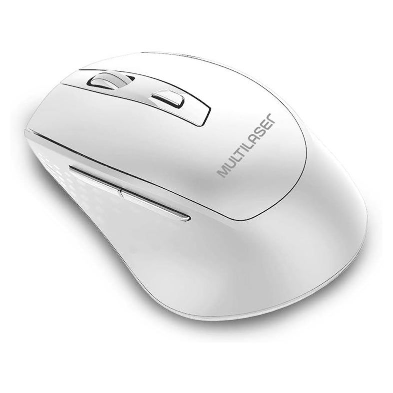 Mouse Sem Fio Pro Multi, 1600DPI, 6 Botoes, Branco, MO317