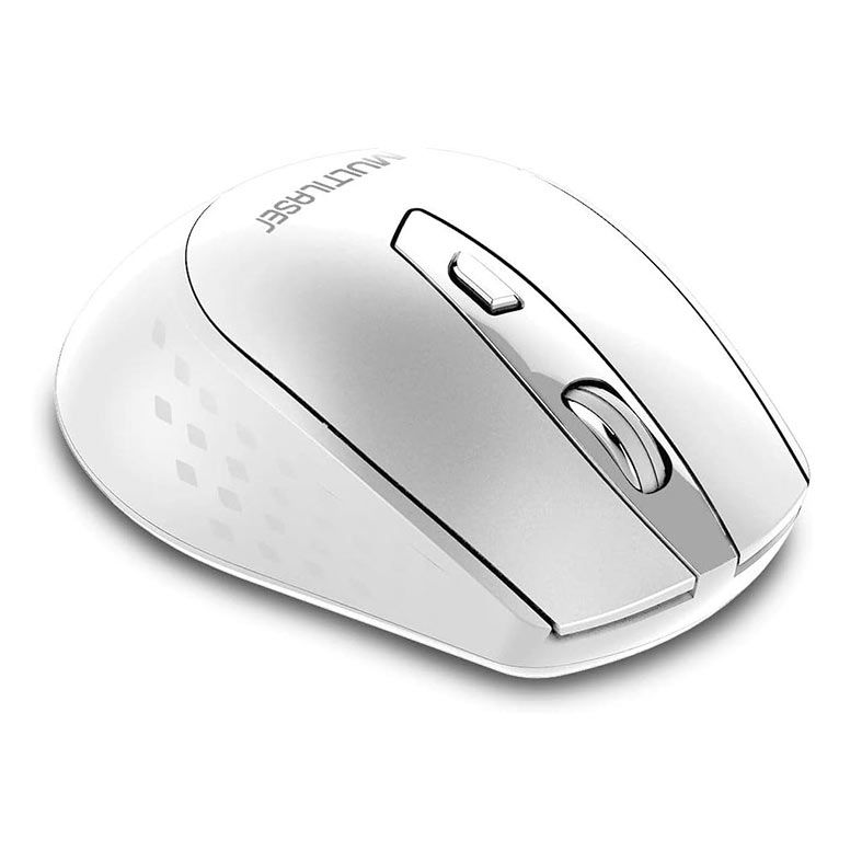 Mouse Sem Fio Pro Multi, 1600DPI, 6 Botoes, Branco, MO317