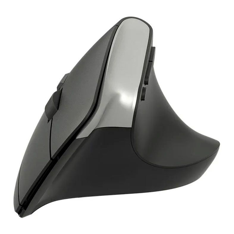 Mouse Ergo Sem Fio Multi MS800, Wireless, 1600DPI, 6 Botoes, Preto, MO384