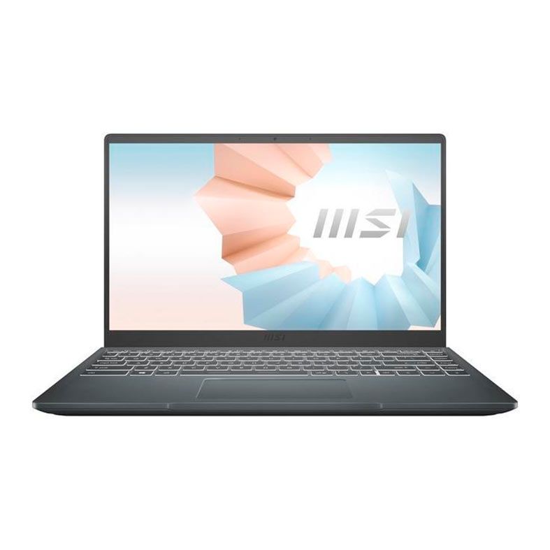 Notebook MSI Modern 14, Intel i3-10110U, 14, FHD, 4GB DDR4, SSD 128GB M.2, Cinza Carbono, MODERN14B10MW-641US