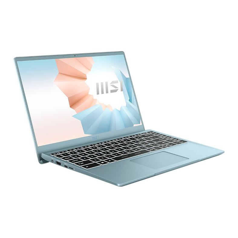 Notebook MSI Modern 14, Intel i7-1165G7, 14, FHD, 8GB DDR4, SSD 512GB M.2, Blue Stone, MODERN14B11MO-241US