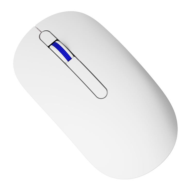 Mouse Monsgeek D1, Wireless, 1000DPI, Branco, MONSGEEK-D1-WH