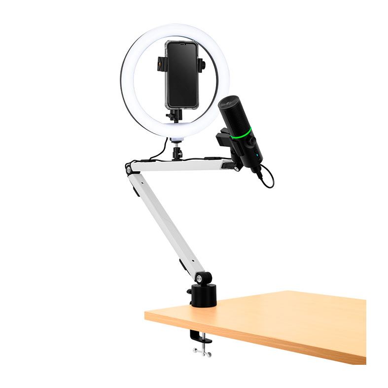 Suporte Streamplify Mount Arm, Branco, MOUNT-ARM-MIC-WH
