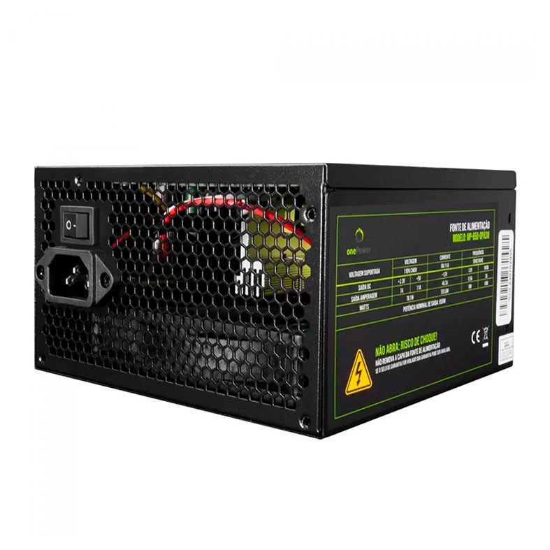 Fonte one Power, 400W, Preta, MP-400-OPASW