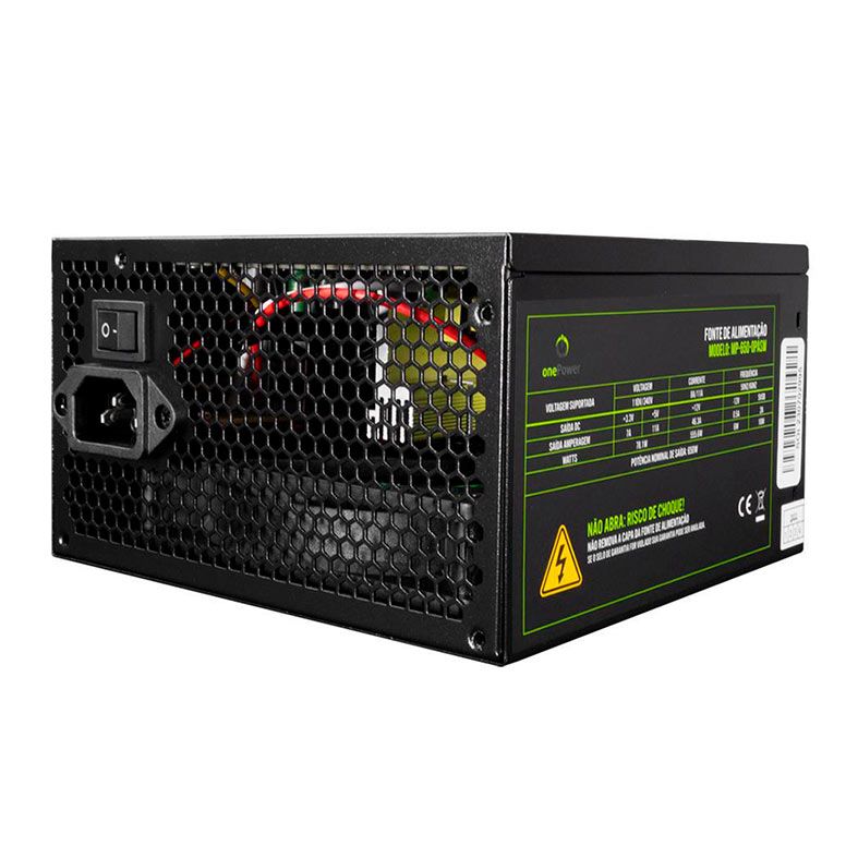 Fonte one Power, 650W, Preta, MP-650-OPASW
