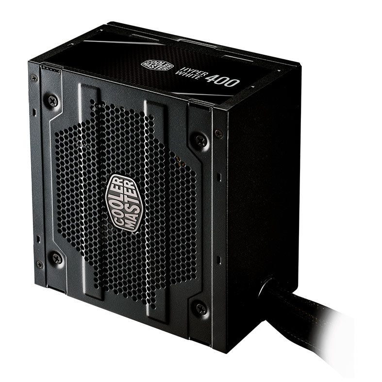 Fonte Cooler Master Hyper White 400, 400W, 80 Plus Standard, Preto, MPE-4001-ACAAN-HWO