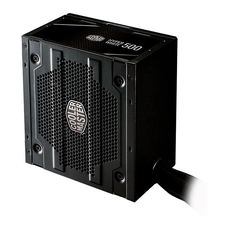 Fonte Cooler Master Hyper White 500, 500W, 80 Plus White, Preto, MPE-5001-ACAAN-HBR