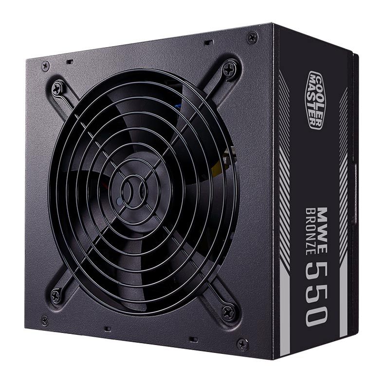 Fonte Cooler Master MWE 550 Bronze, 550W, 80 Plus Bronze, Preto, MPE-5501-ACAAB-WO
