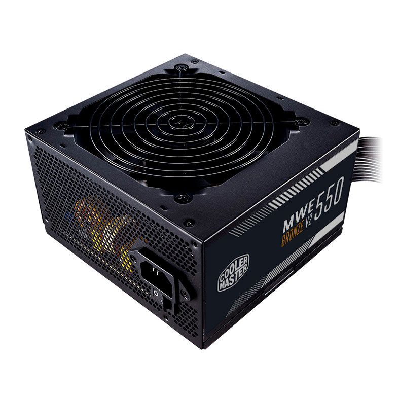 Fonte Cooler Master MWE 550 Bronze V2, 550W, 80 Plus Bronze, Preta, MPE-5501-ACAAW-BBR