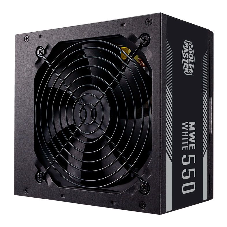 Fonte Cooler Master MWE White 550, 550W, 80 Plus, Preto, MPE-5501-ACAAW-WO