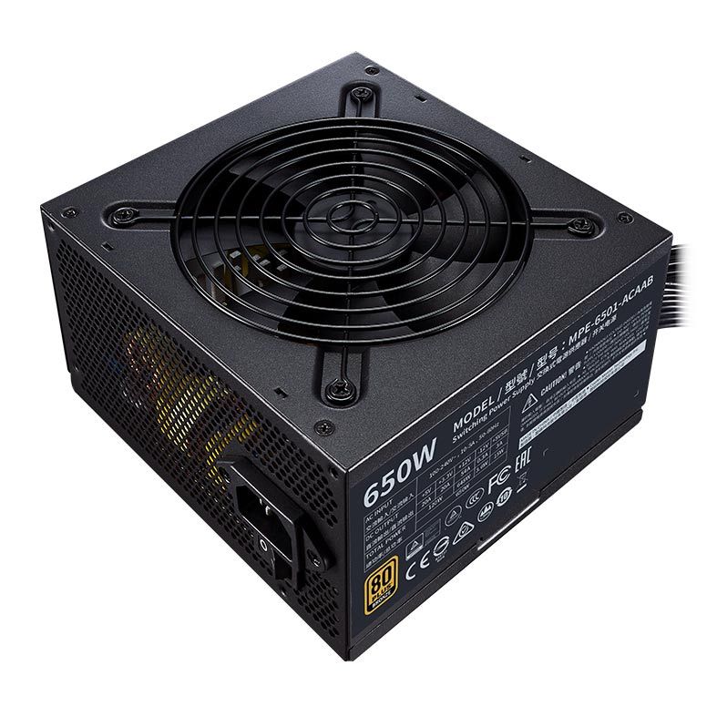 Fonte Cooler Master MWE 650 80 Plus Bronze, MPE-6501-ACAAB-WO