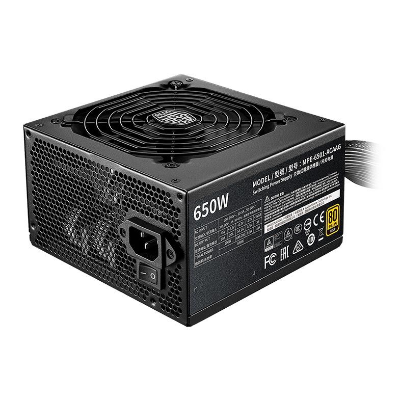 Fonte Cooler Master MWE 650 V2 80 Plus Gold, MPE-6501-ACAAG-WO