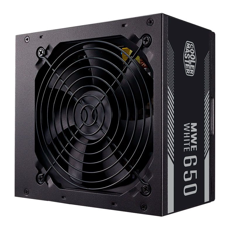 Fonte Cooler Master MWE White 650, 650W, 80 Plus, Preto, MPE-6501-ACAAW-WO