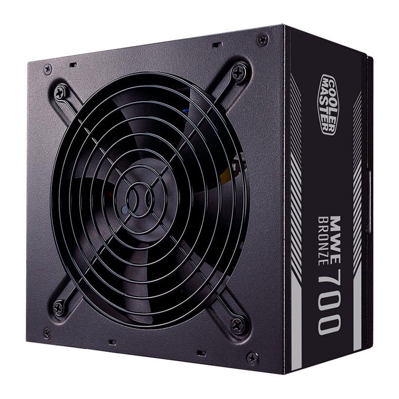Fonte Cooler Master MWE 700, 700W, 80 Plus Bronze, Preto, MPE-7001-ACAAB-BR
