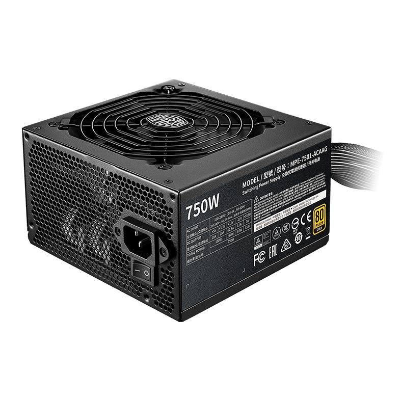 Fonte Cooler Master MWE 750W V2 Gold 80Plus, MPE-7501-ACAAG-WO