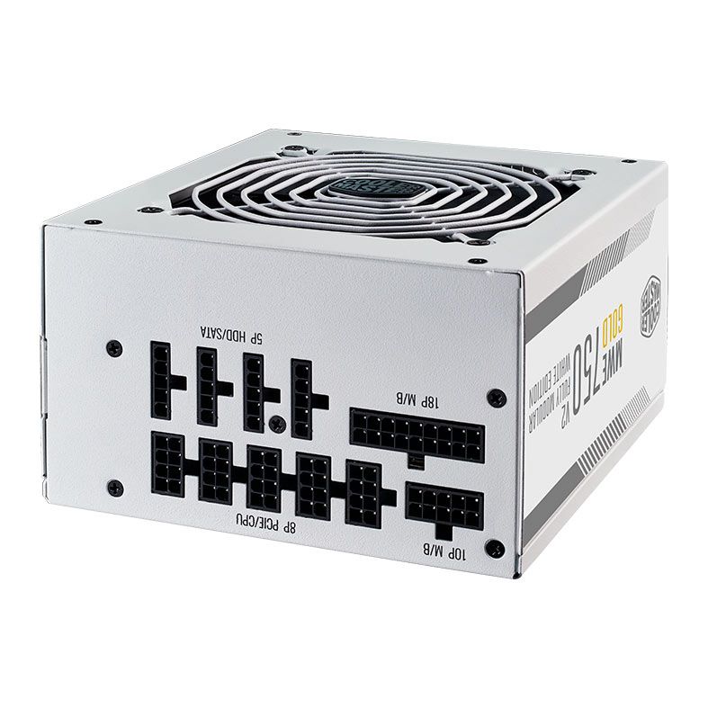Fonte Cooler Master MWE Gold V2 750, Full-Modular, 80 Plus Gold, Branca, MPE-7501-AFAAG-GWO