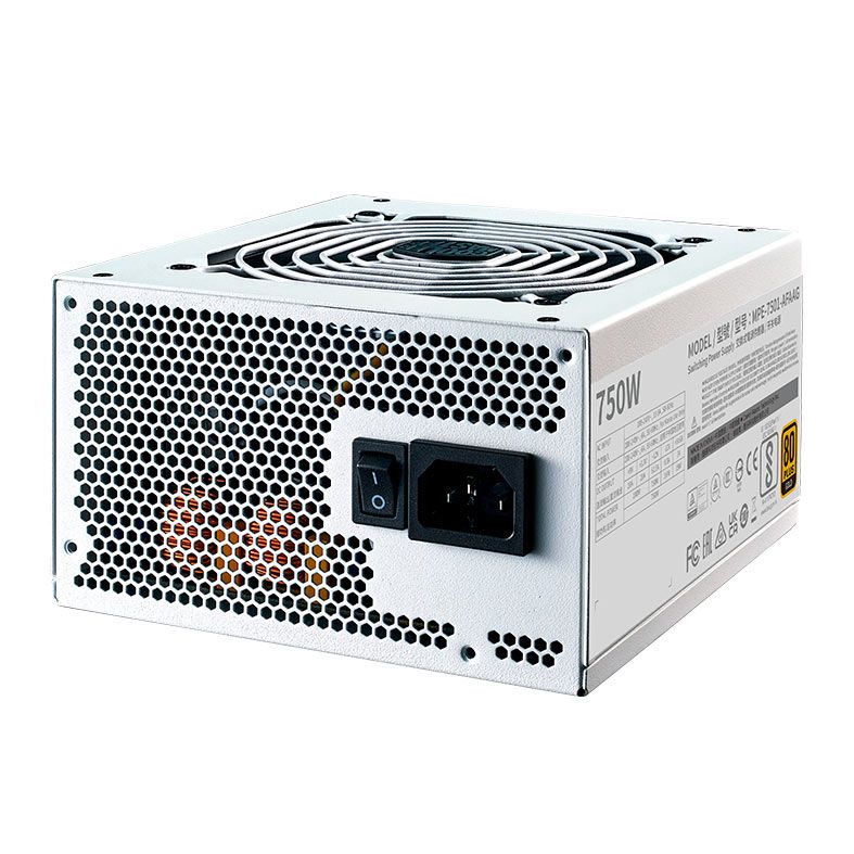 Fonte Cooler Master MWE Gold V2 750, Full-Modular, 80 Plus Gold, Branca, MPE-7501-AFAAG-GWO