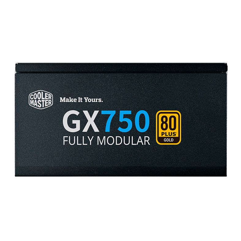 Fonte Cooler Master GX750 Gold, 750W, Full Modular, 80 Plus Gold, Preto, MPE-7501-AFAAG-W1