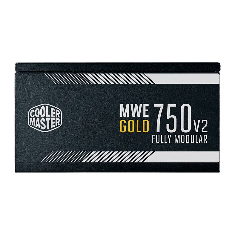 Fonte Cooler Master MWE 750 Gold V2, 750W, Full Modular, 80 Plus Gold, Preto, MPE-7501-AFAAG-WO