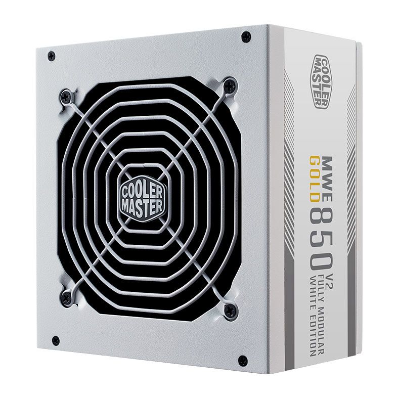 Fonte Cooler Master MWE Gold V2 850, 850W, Full-Modular, 80 Plus Gold, Branca, MPE-8501-AFAAG-GWO