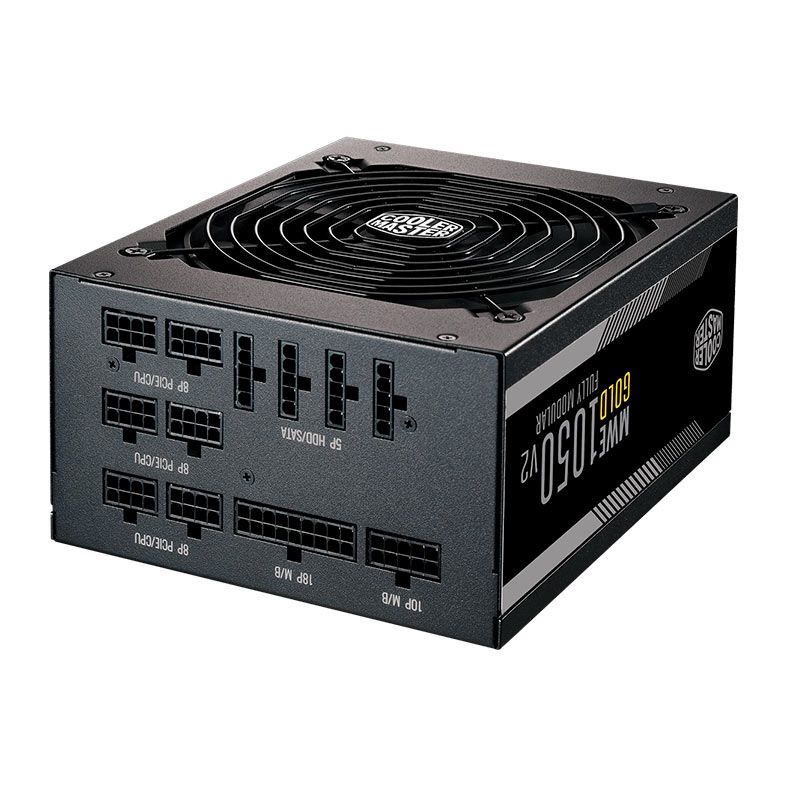 Fonte Cooler Master MWE Gold V2 1050, 1050W, PCI-e 5.0, Full Modular, 80 Plus Gold, preta, MPE-A501-AFCAG-3WO