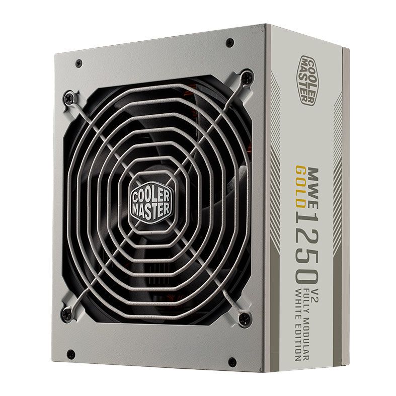 Fonte Cooler Master MWE Gold V2 1250, 1250W, PCI-e 5.0, Full Modular, 80 Plus Gold, Branca, MPE-C501-AFCAG-3GWO
