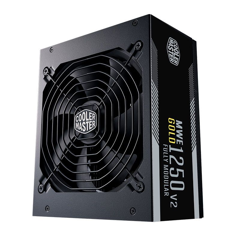 Fonte Cooler Master MWE Gold V2 1250, 1250W, PCI-e 5.0, Full Modular, 80 Plus Gold, Preta, MPE-C501-AFCAG-3WO