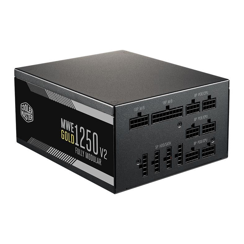 Fonte Cooler Master MWE 1250 V2 Full-Modular 80 Plus Gold, MPE-C501-AFCAG-WO