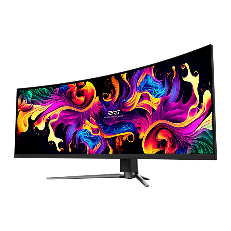 Monitor Gamer MSI 491CQP QD-OLED, 49 Pol, Curvo, QD-OLED, DQHD, 0.3ms, 144Hz, HDMI/DP, MPG-491CQP-QD-OLED