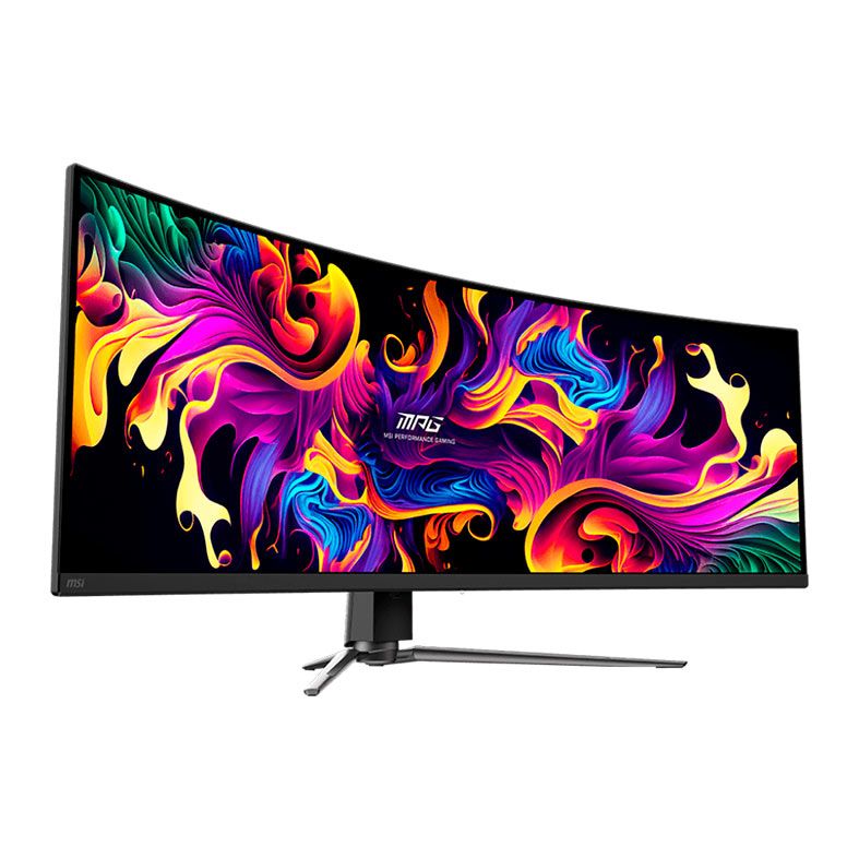 Monitor Gamer MSI 491CQP QD-OLED, 49 Pol, Curvo, QD-OLED, DQHD, 0.3ms, 144Hz, HDMI/DP, MPG-491CQP-QD-OLED