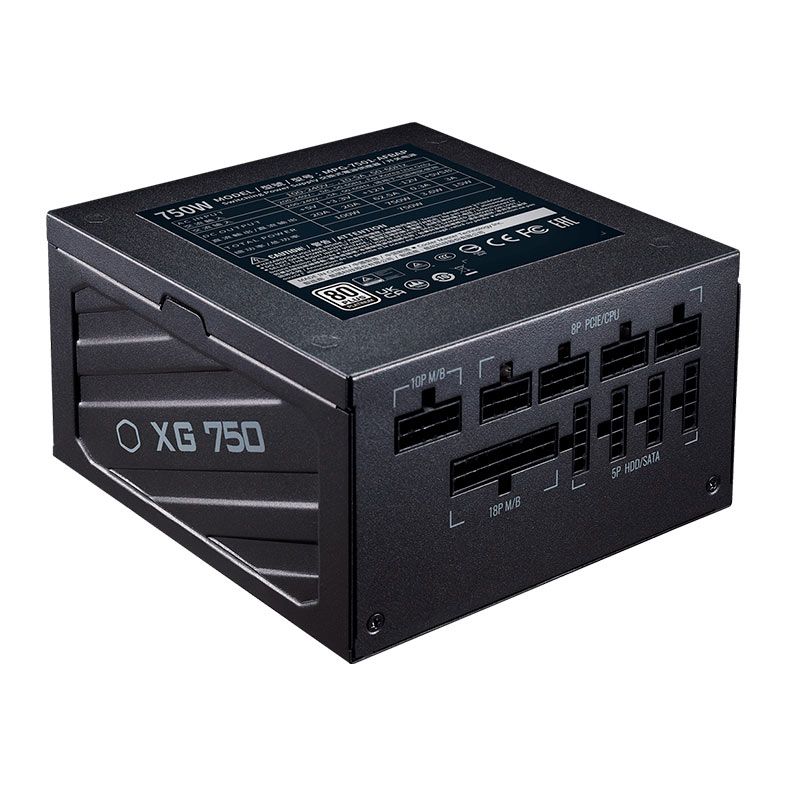 Fonte Cooler Master XG 750 Platinum, 750W, Full Modular, 80 Plus Platinum, Preto, MPG-7501-AFBAP-WO