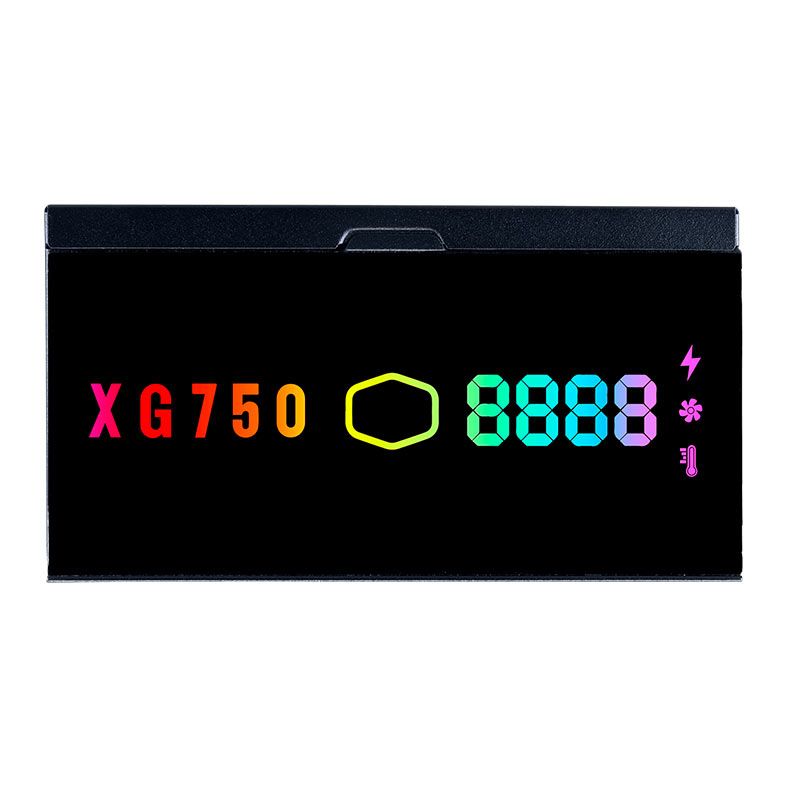 Fonte Cooler Master XG Plus 750 Platinum, 750W, ARGB, Full Modular, 80 Plus Platinum, Preto, MPG-7501-AFBAP-XWO