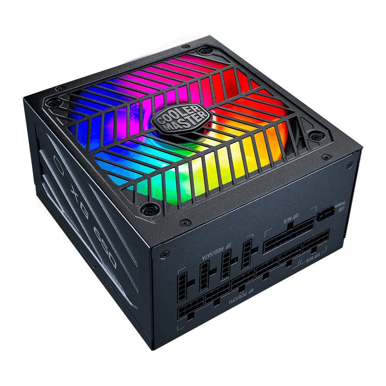 Fonte Cooler Master XG Plus 750 Platinum, 750W, ARGB, Full Modular, 80 Plus Platinum, Preto, MPG-7501-AFBAP-XWO