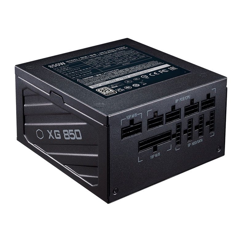 Fonte Cooler Master XG 850 Platinum, 850W, Full Modular, 80 Plus Platinum, Preto, MPG-8501-AFBAP-WO
