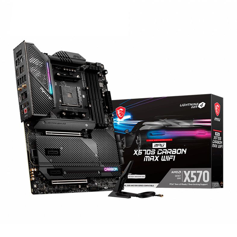 Placa Mae MSI MPG X570S CARBON MAX WIFI, DDR4, Socket AM4, Chipset AMD X570, MPG-X570S-CARBON-MAX-WIFI