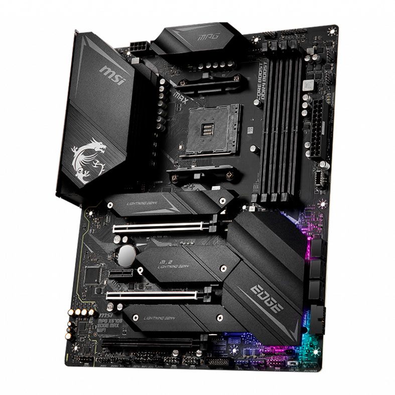 Placa Mae MSI MPG X570S EDGE MAX WIFI, DDR4, Socket AM4, Chipset AMD X570, MPG-X570S-EDGE-MAX-WIFI