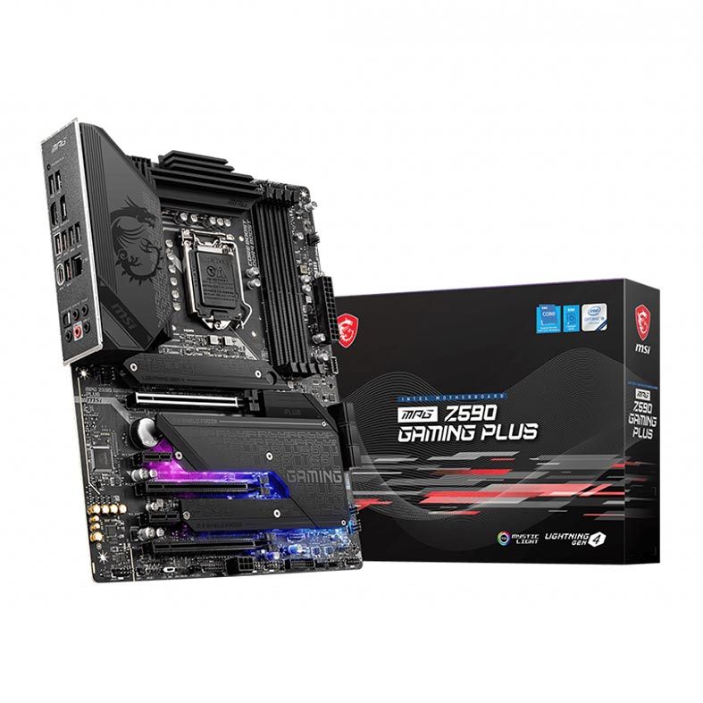Placa Mae MSI MPG Z590 Gaming Plus, DDR4, Socket LGA1200, ATX, Chipset Intel Z590, MPG Z590 GAMING PLUS