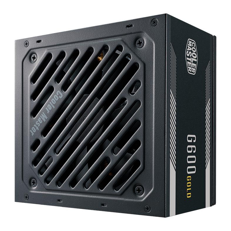 Fonte Cooler Master G600 Gold, 600W, 80 Plus Gold, Preto, MPW-6001-ACAAG-WO