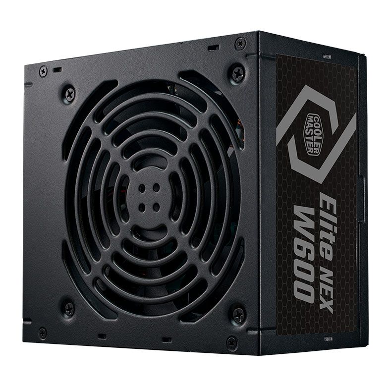 Fonte Cooler Master Elite Nex W600, Full Range, 600W, 80 Plus, Preto, MPW-6001-ACAW-BB1